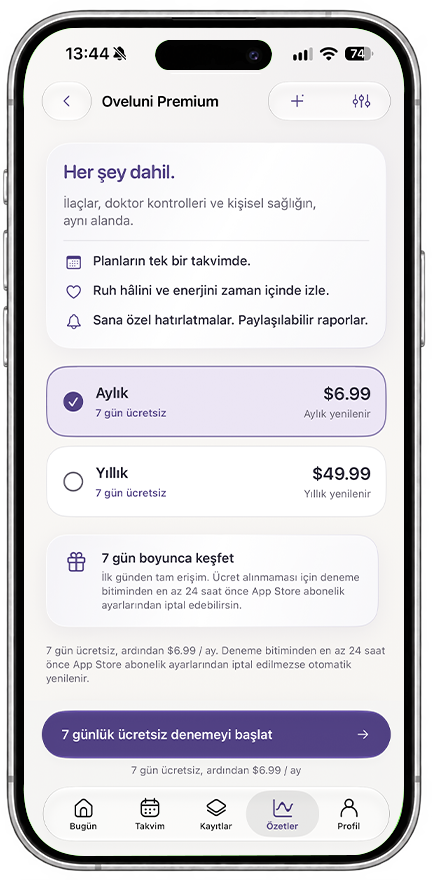 Oveluni Premium screen